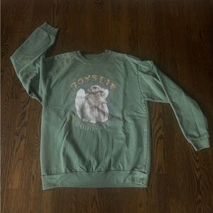 Boys lie Green Graphic Crewneck